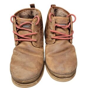 Gorpcore UGG Neumel Waterproof Grizzly Leather Chukka Boots Mens 9 Brown